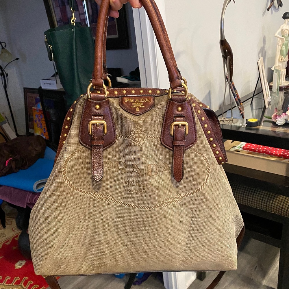 Prada canvas bag - Picture 3 of 9